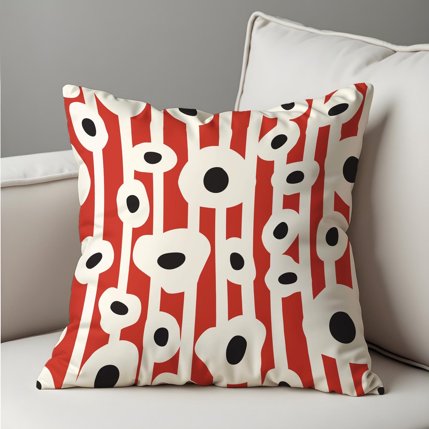 Retro Pop Art Cushion Cover, Graphic Throw Pillow Cover