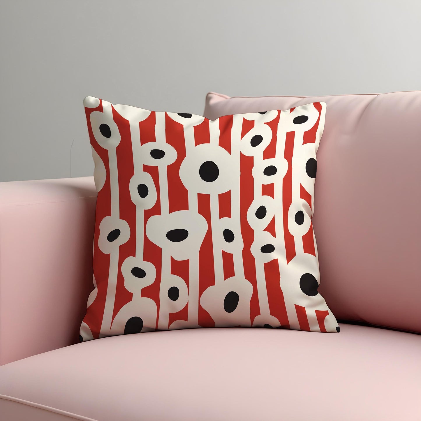 Retro Pop Art Cushion Cover, Graphic Throw Pillow Cover