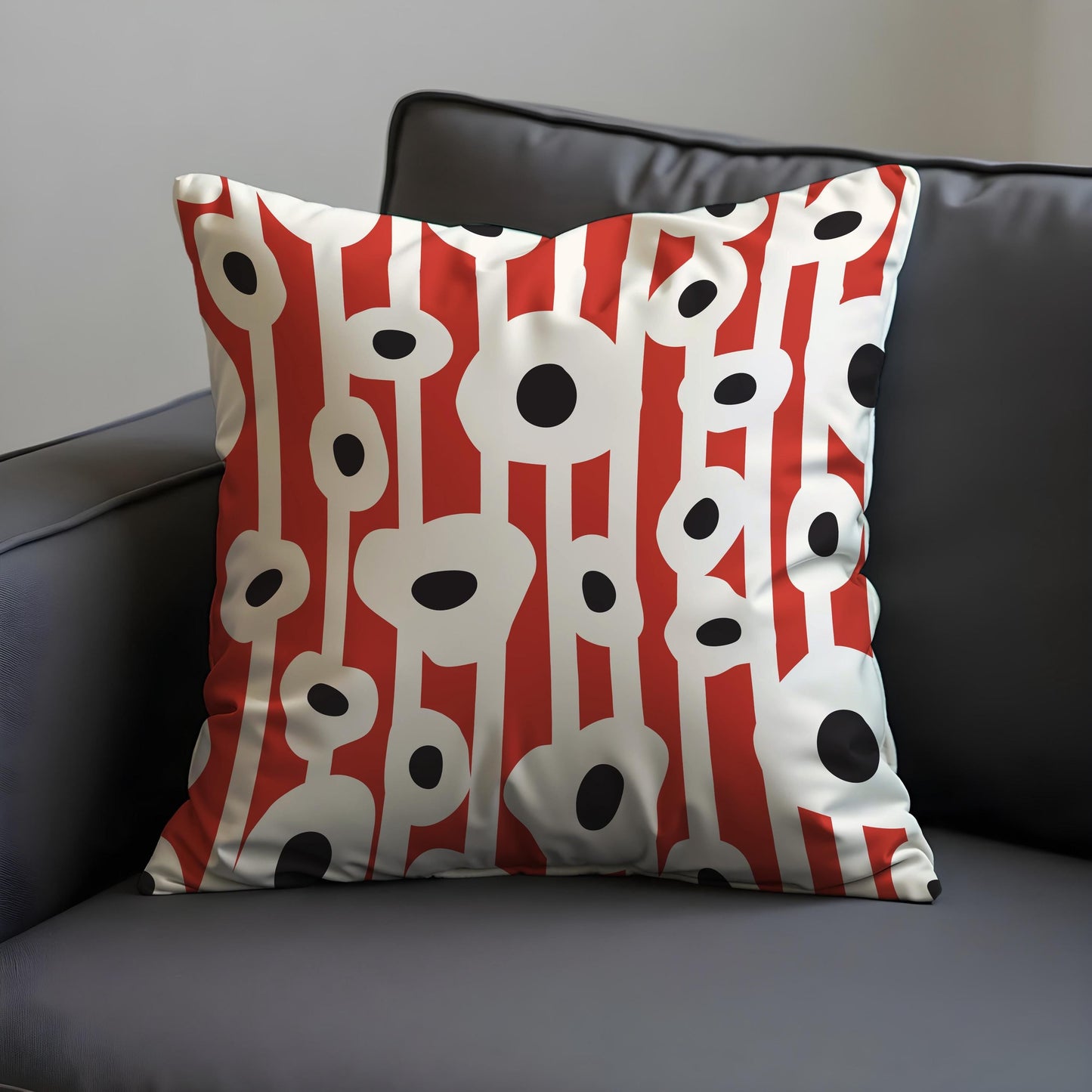 Retro Pop Art Cushion Cover, Graphic Throw Pillow Cover