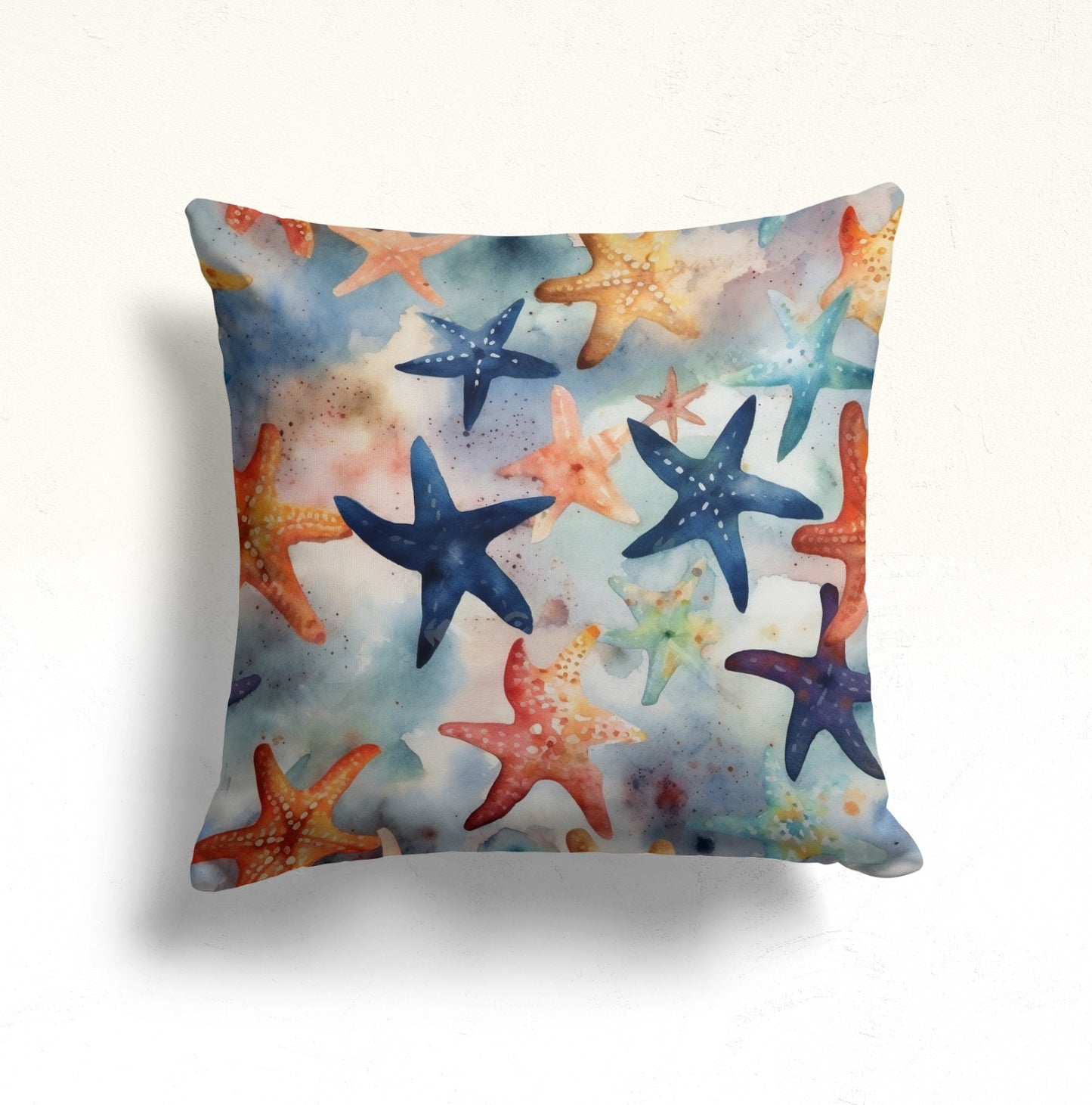 Tropical Sun and Palm Trees Design, Vintage Island Cushion Cover