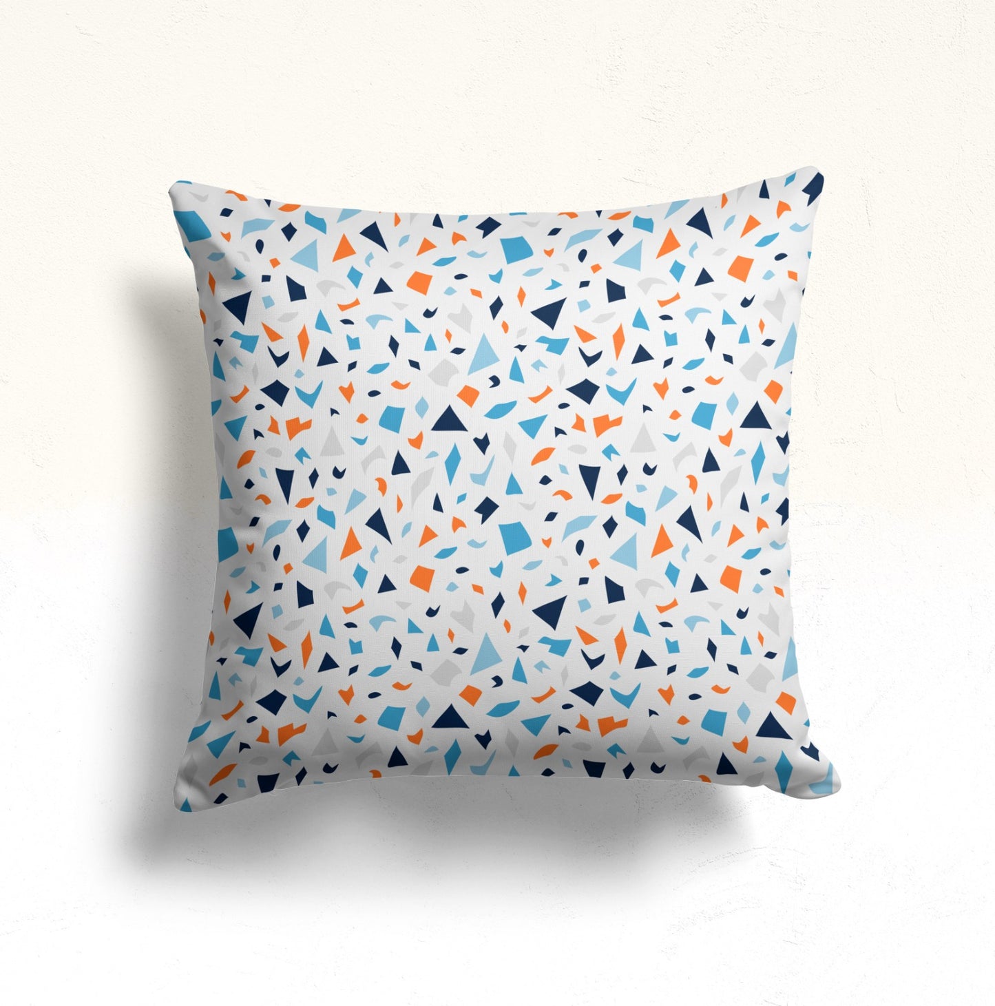 Retro Circular Pattern Pillow Cover, Daisy Splash Decorative