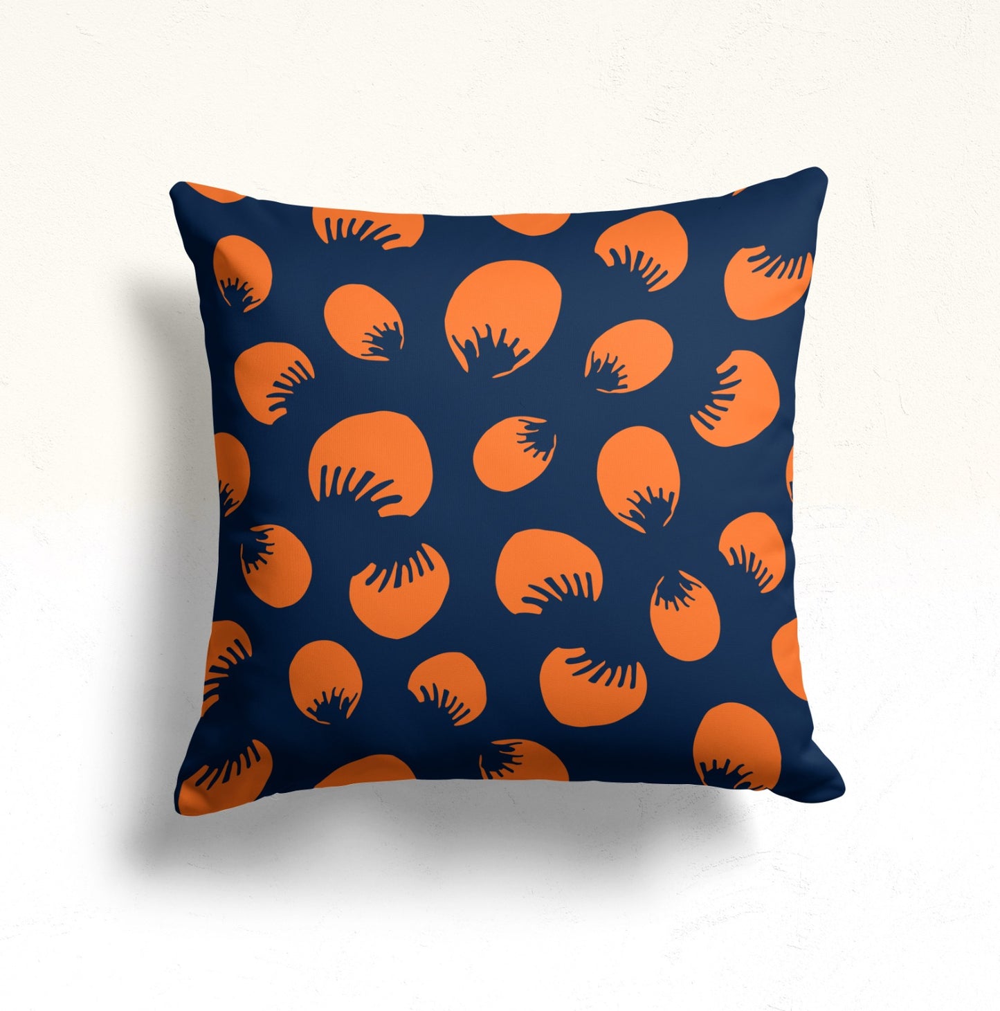 Modern Floral Striped Cushion Cover