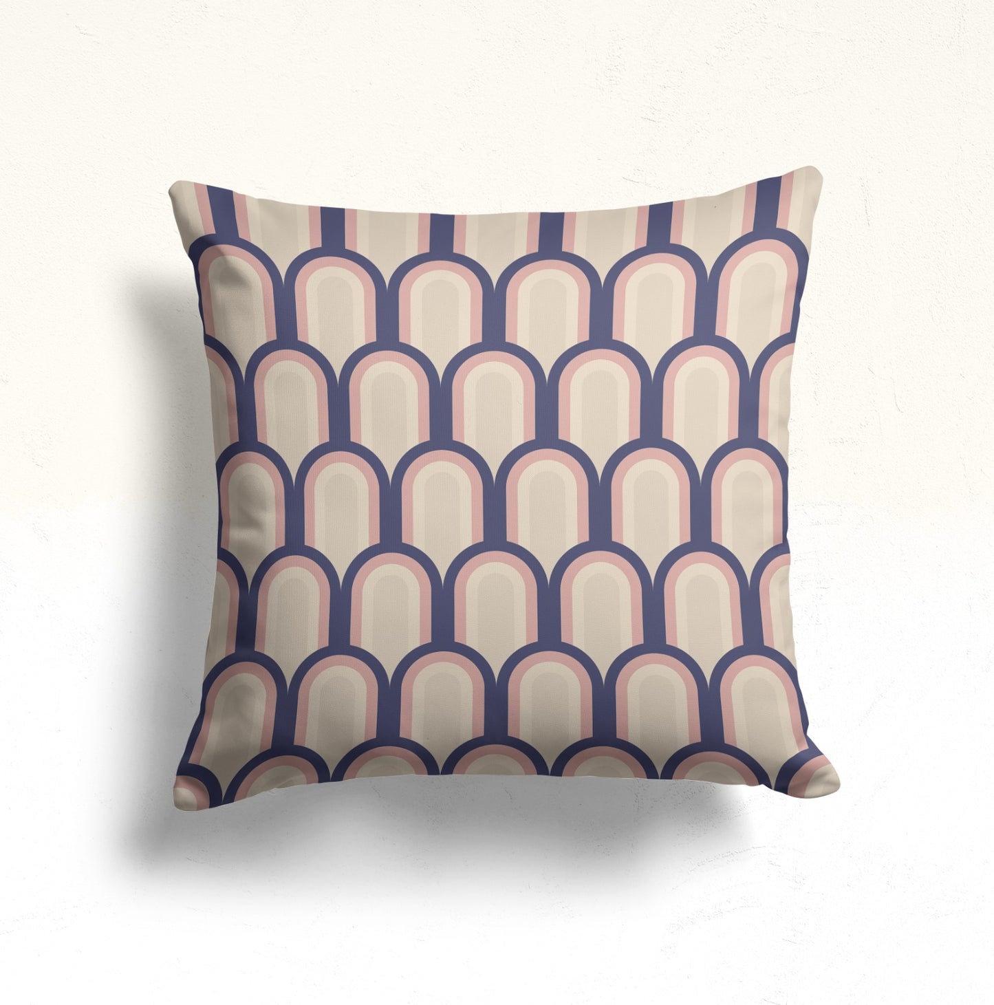 Floral and Bird Design Cushion Cover, Scandinavian Style