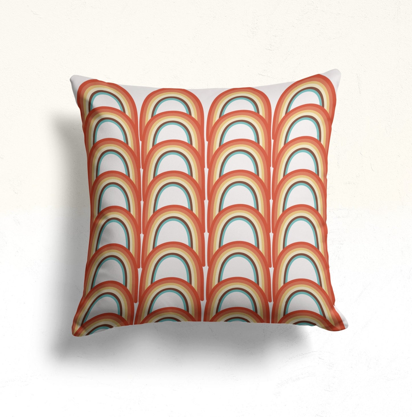 Mid-Century, Retro, Geometric Cushion Cover, Bold Stripe Art