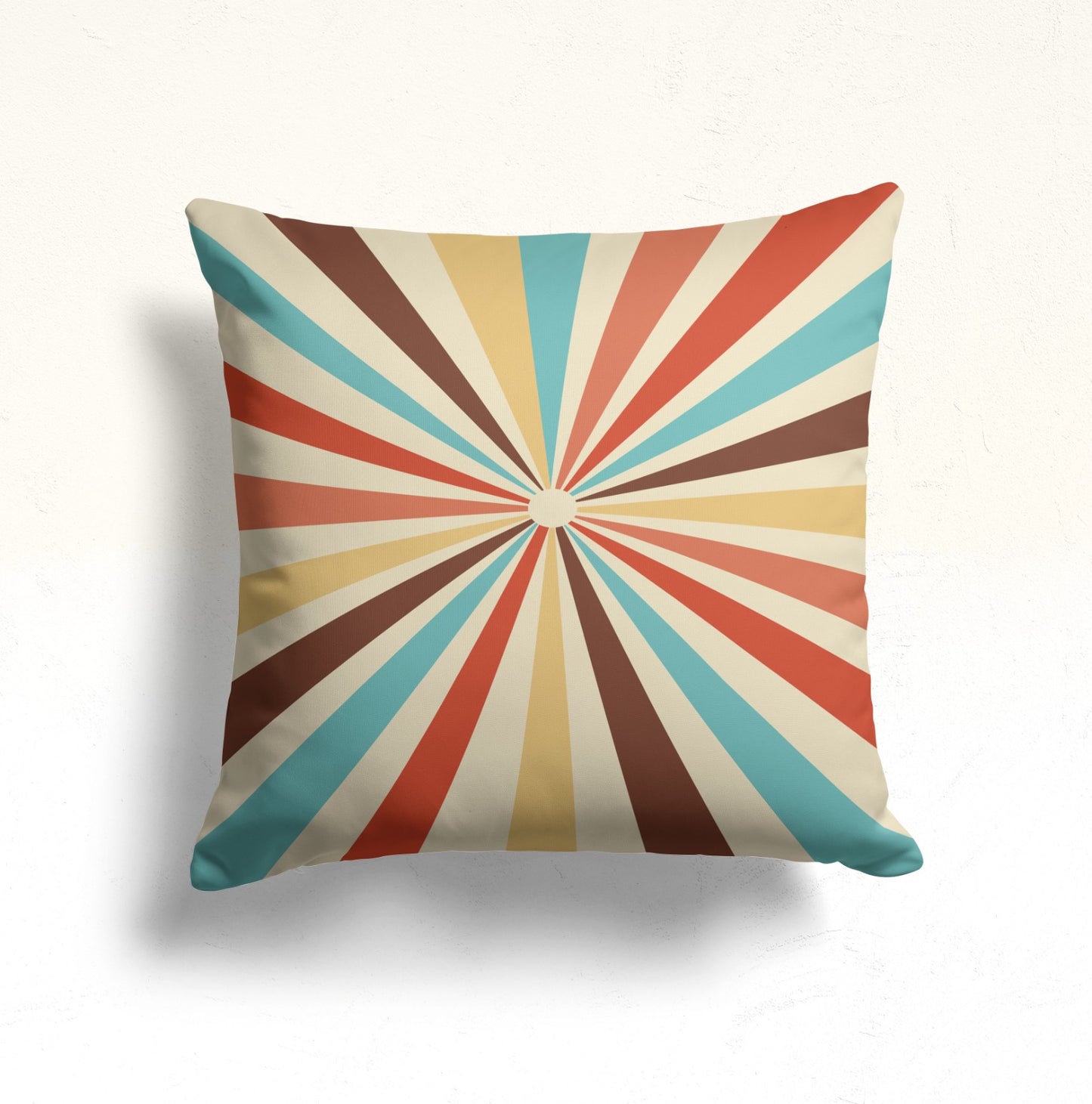 Vintage Checkered Pattern Cushion Cover, Retro Floral Squares