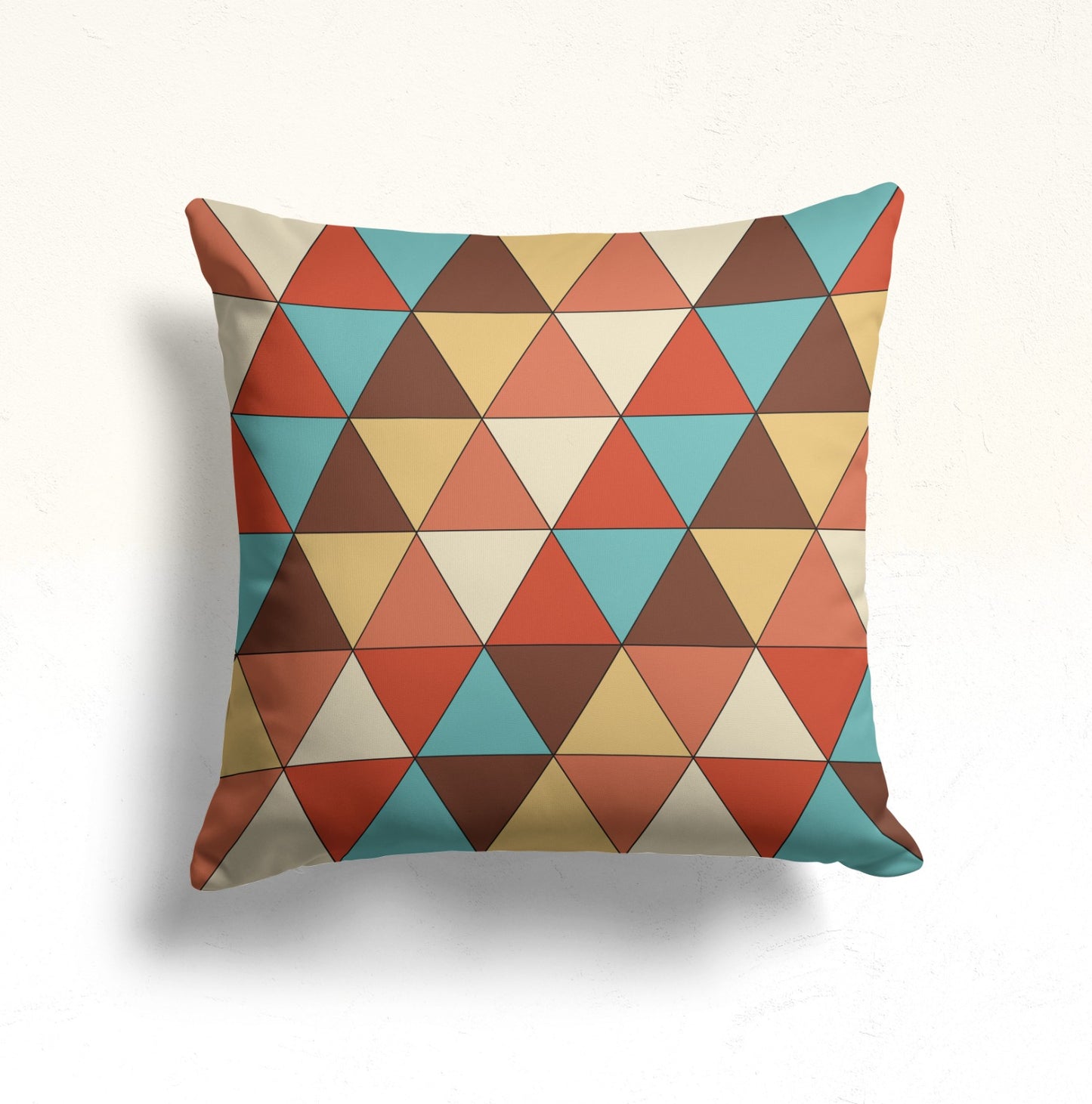 Mid-Century, Retro, Geometric Cushion Cover, Bold Stripe Art