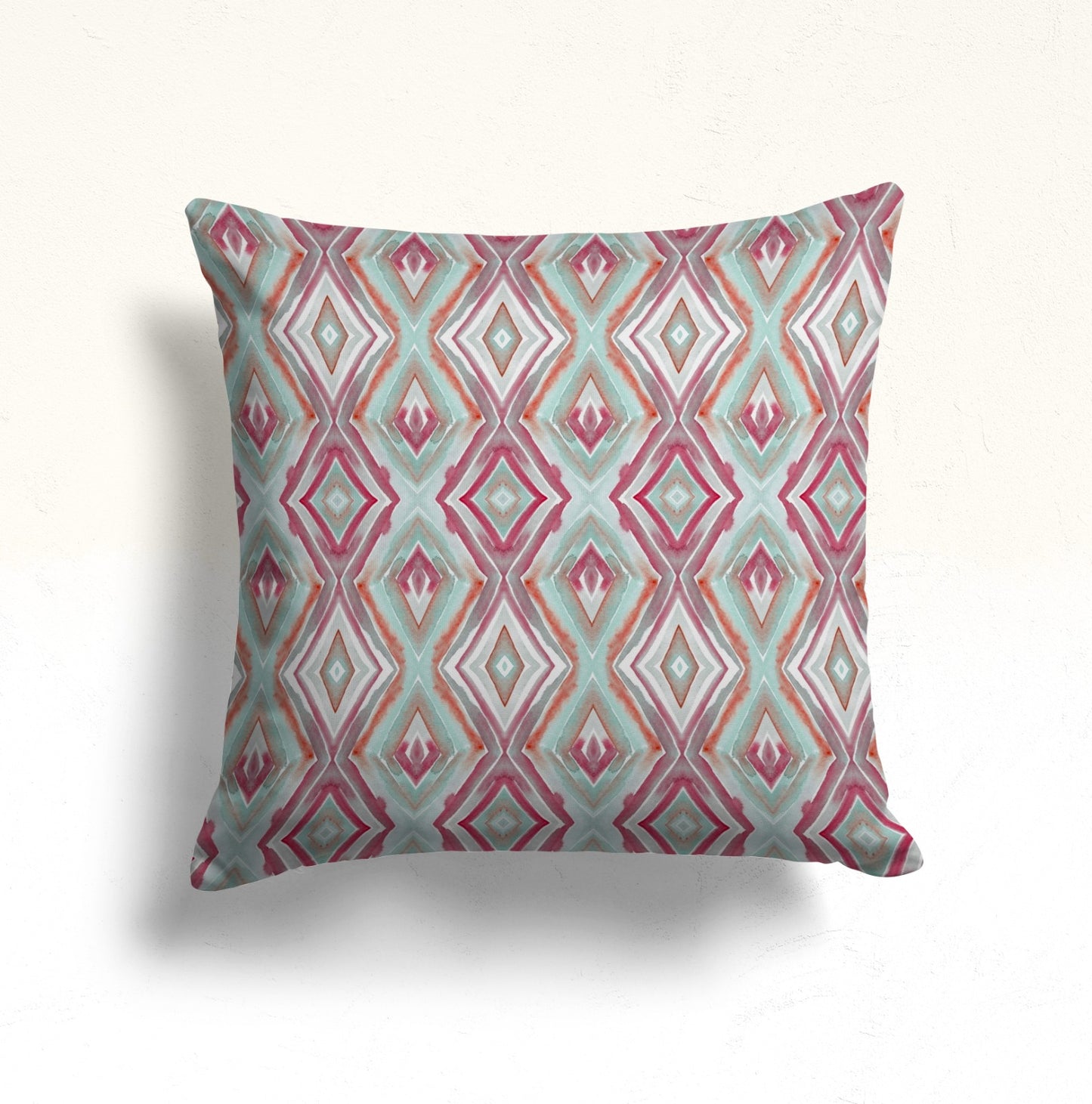 Tropical Green Cushion Cover, Floral Elephant, Boho Jungle