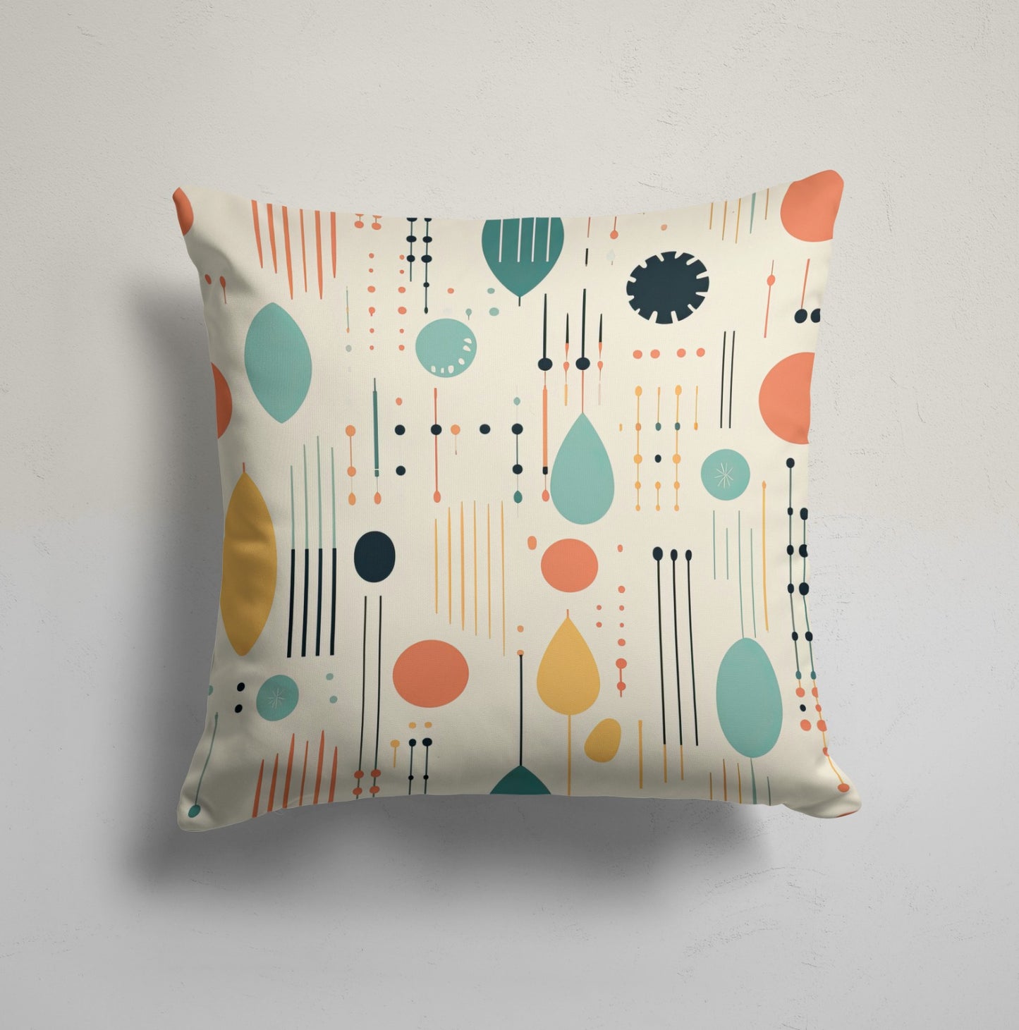 Mid-Century Inspired Abstract, Retro Geometric Vases