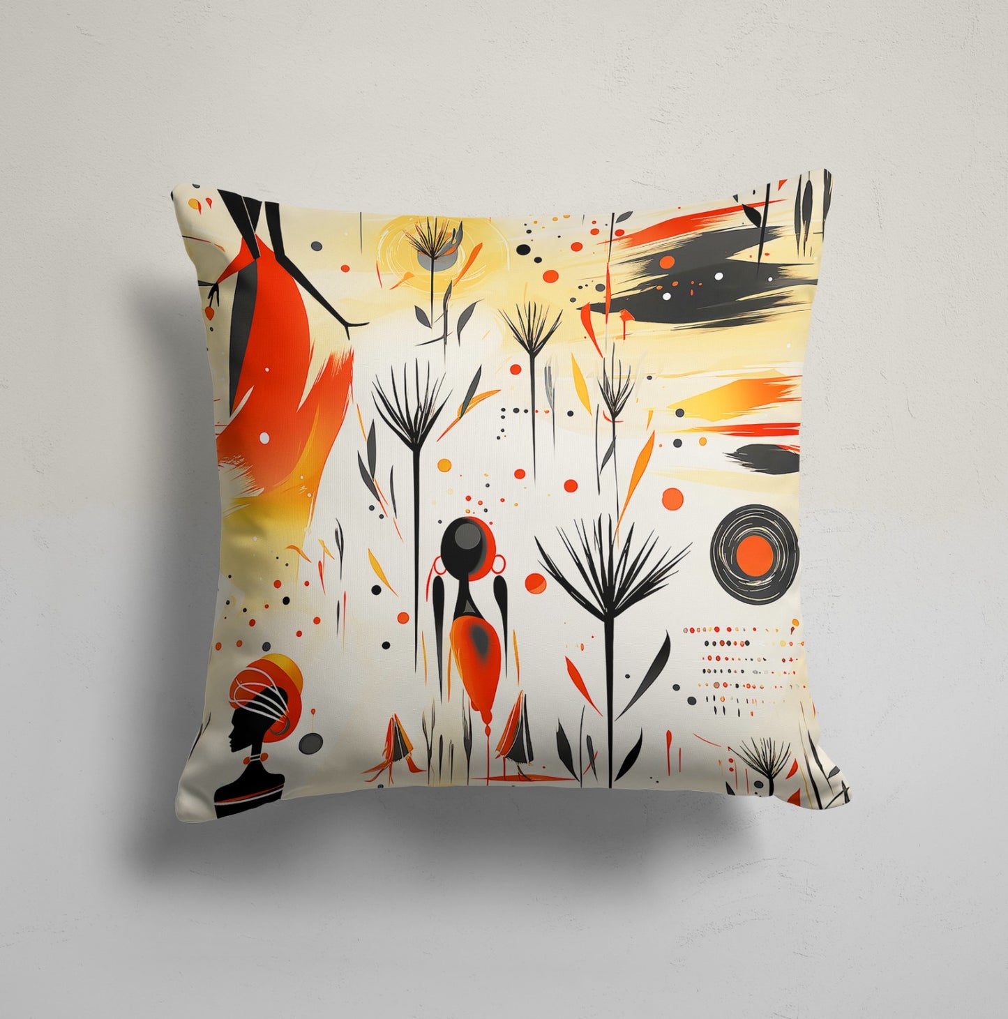 Mid-Century Inspired Abstract, Retro Geometric Vases