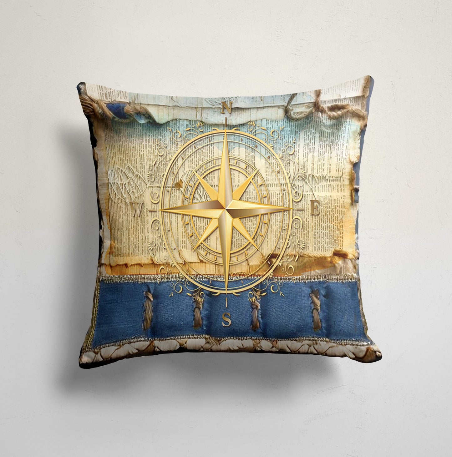 Crab Sea Life Fish&Turtle Cushion Cover