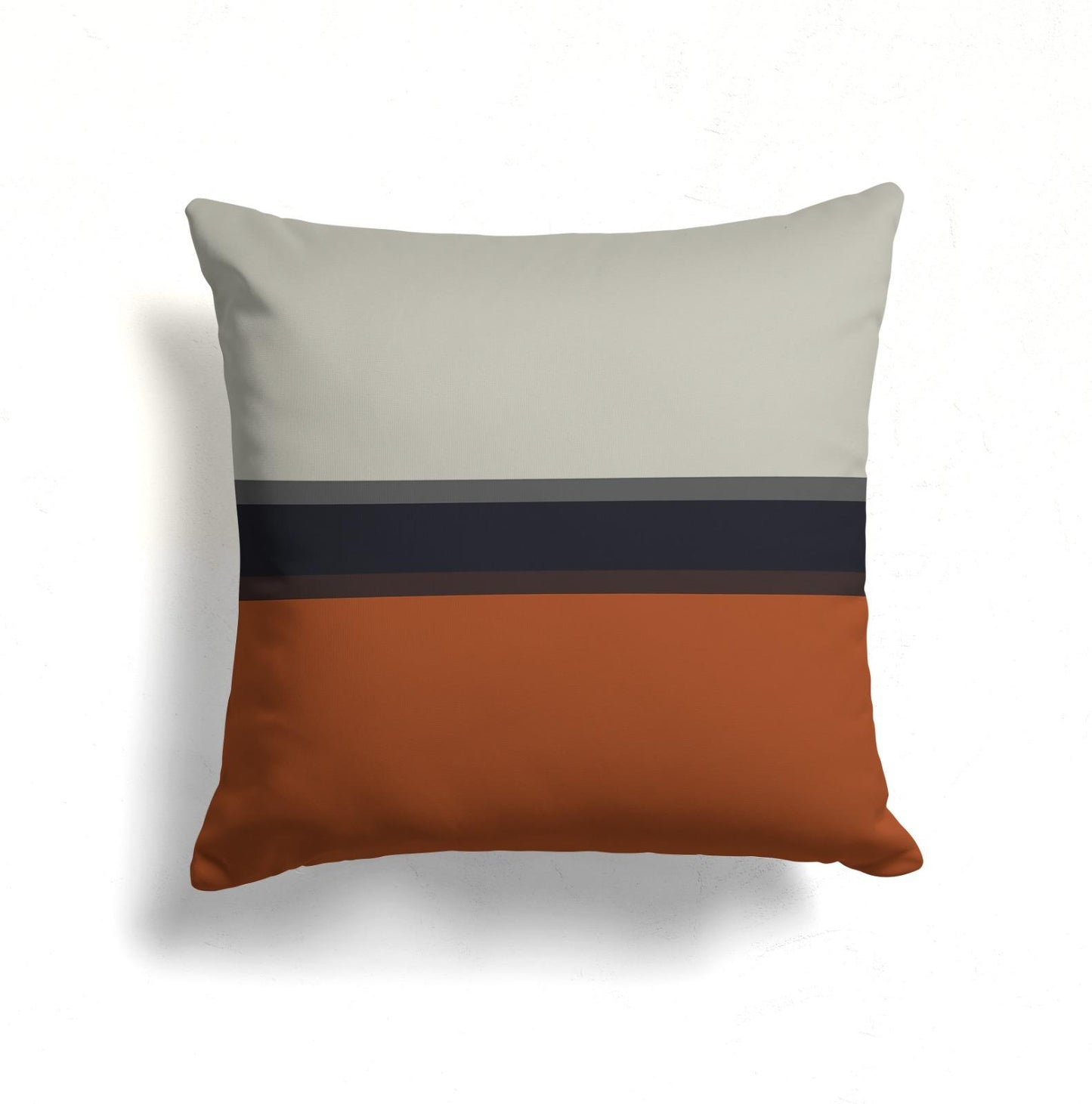 Mid-Century, Retro, Geometric Cushion Cover, Bold Stripe Art