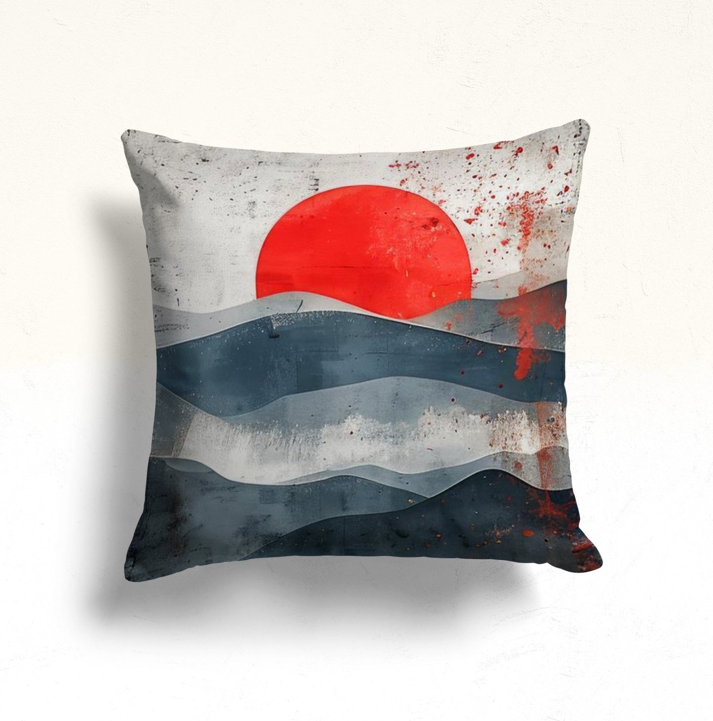 Sunset Forest Cushion Cover, Golden Autumn Tree