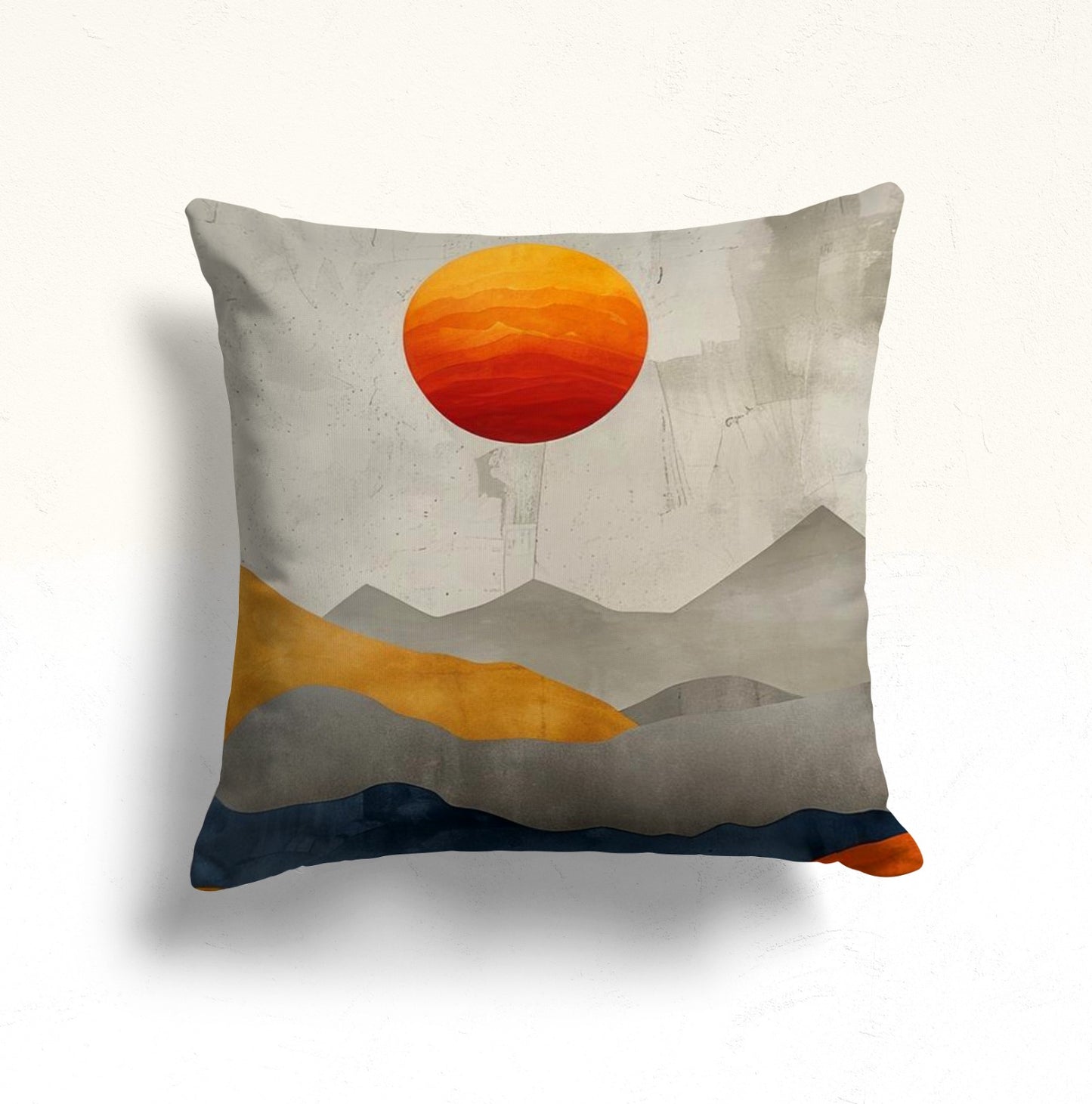 Sunset Forest Cushion Cover, Golden Autumn Tree