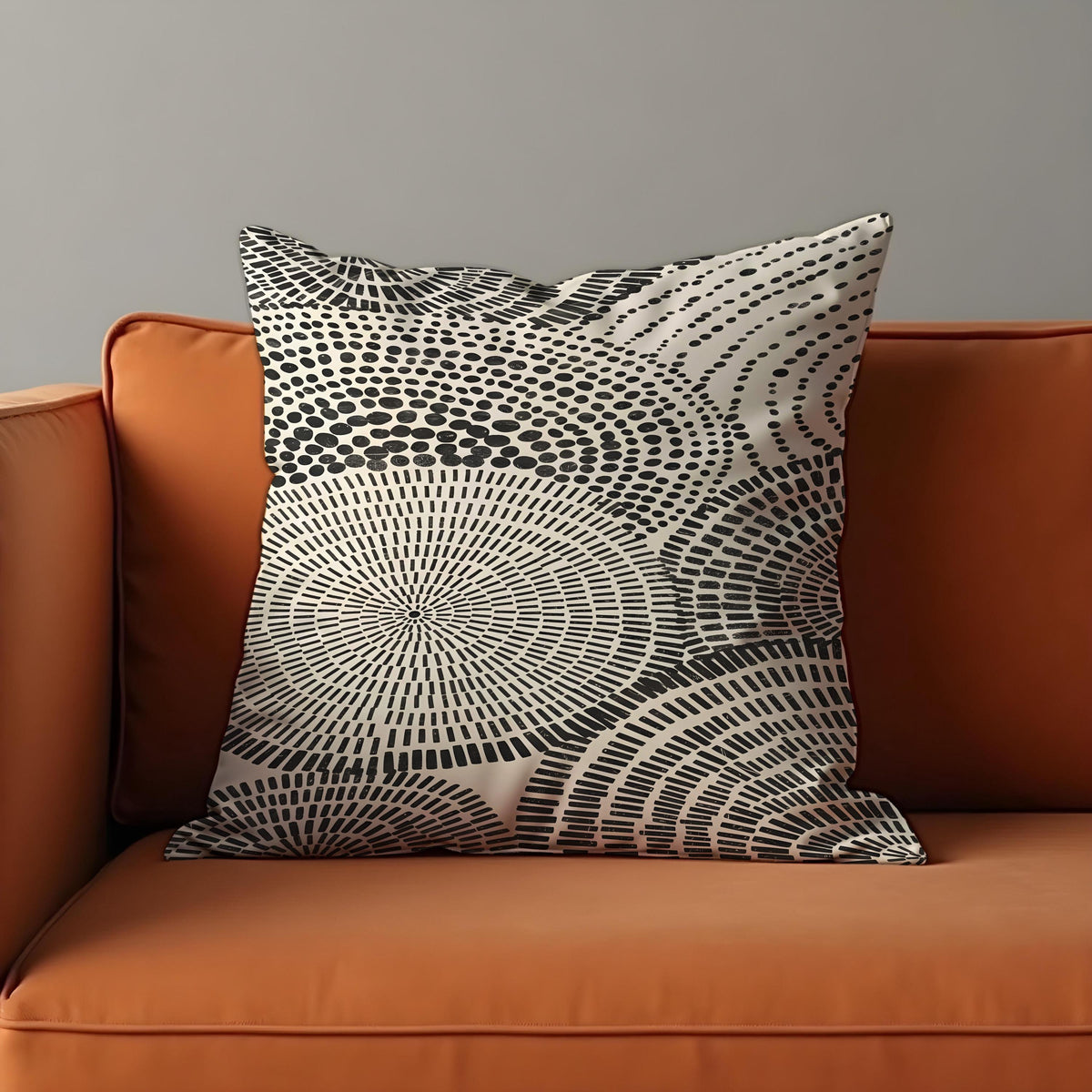 Black and White Cushion Cover, Geometric Pillow Case