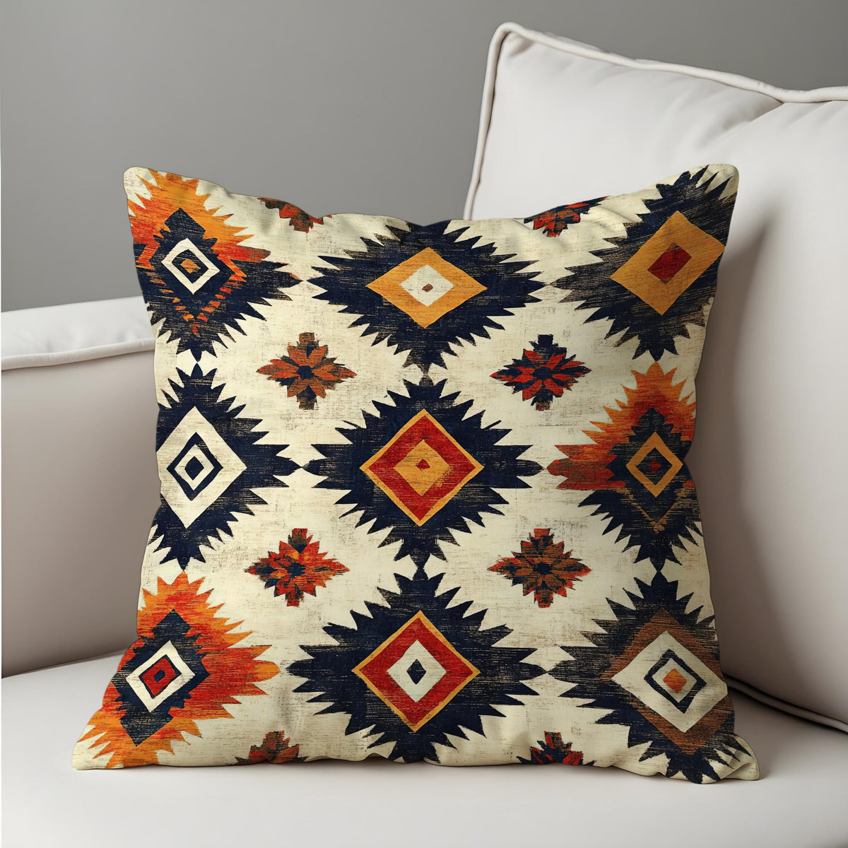 Rustic Southwestern Throw Pillow Cover, Cushion Case