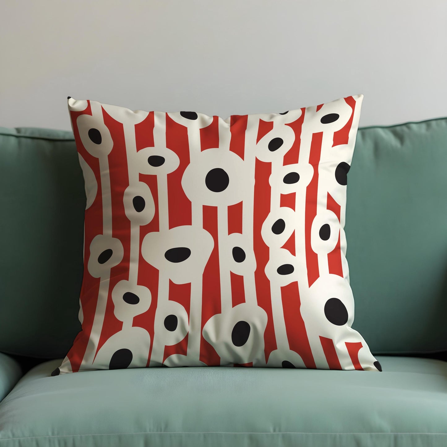 Retro Pop Art Cushion Cover, Graphic Throw Pillow Cover