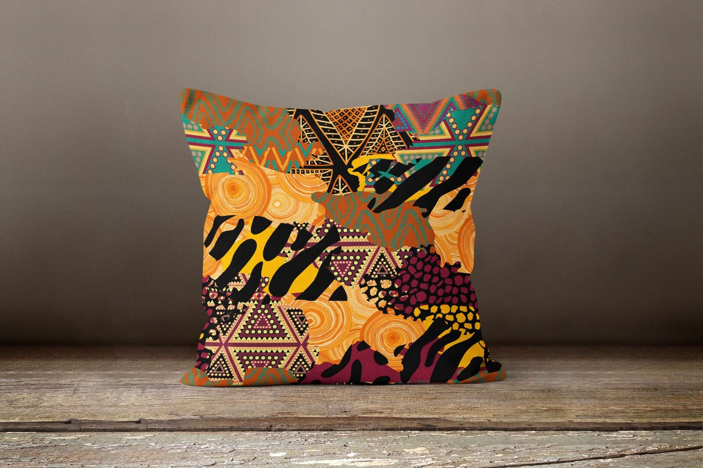 African Landscapes Decorative Cushion Cover
