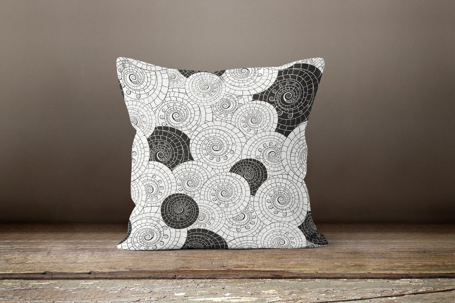 Black & White Geometric Modern Cushion Cover