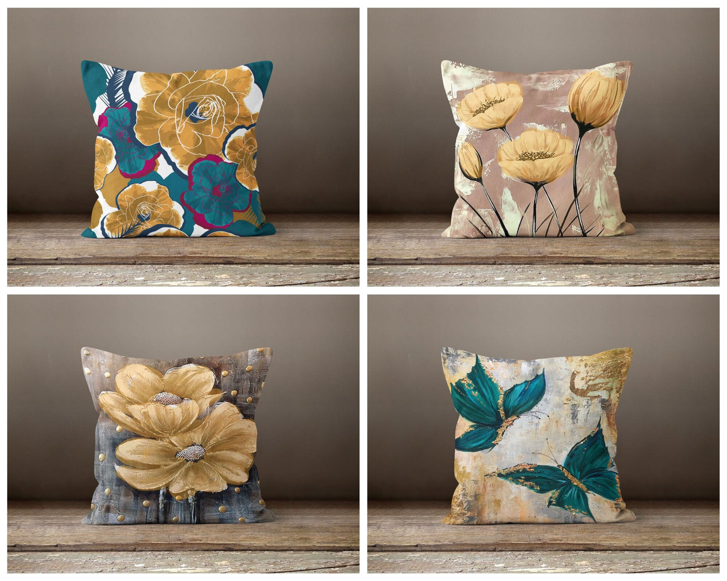 Flower Decorative Cushion Cover