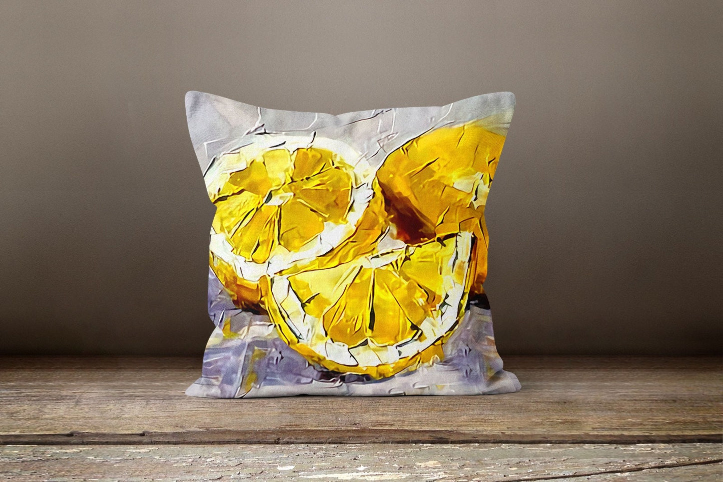 Lemon Citrus Kitchen Fruit Cushion Cover