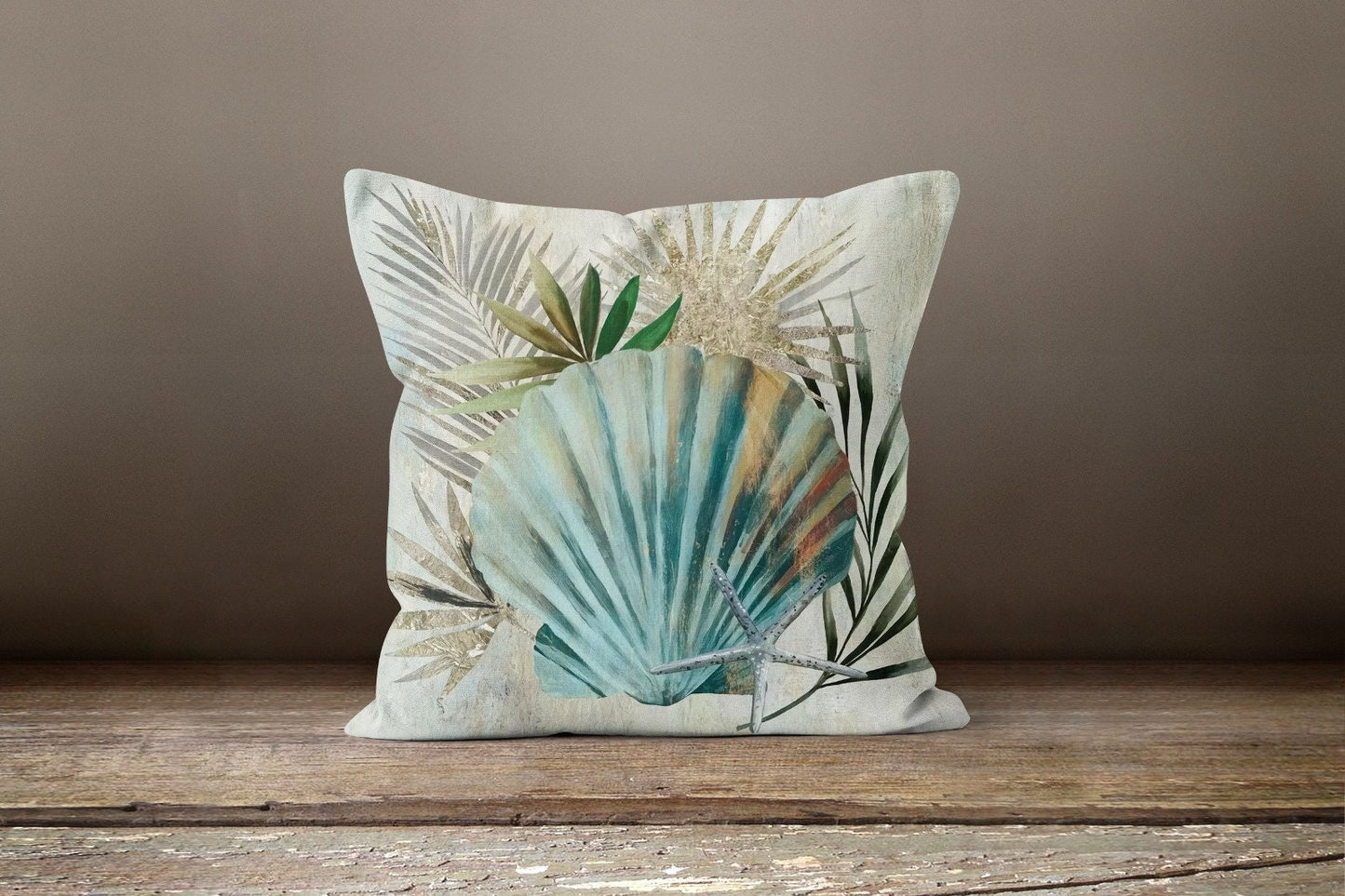 Seastar Nautical Seahorse Beach House Cushion Cover