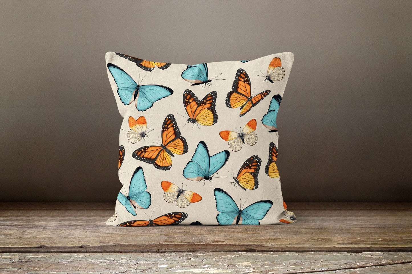 Colourful Butterfly Multicolour Decorative Cushion Cover