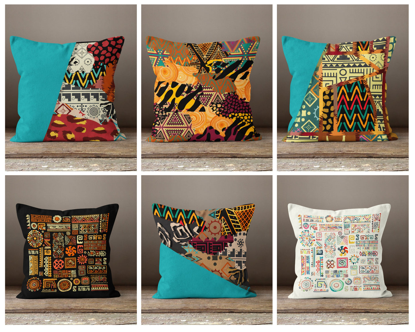 African Landscapes Decorative Cushion Cover