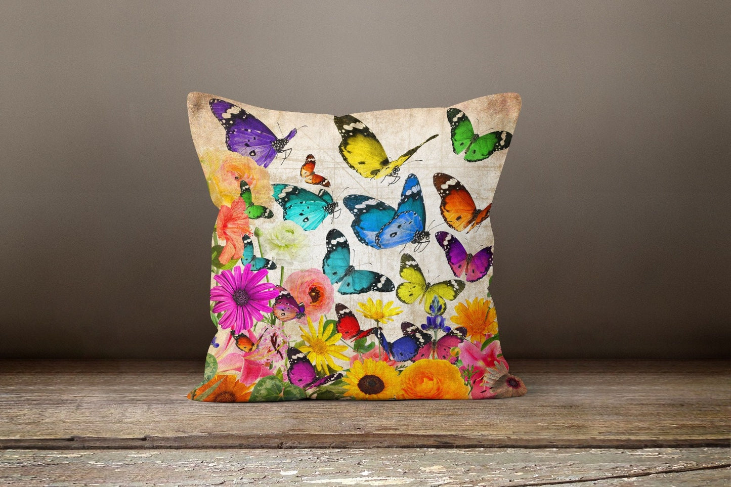 Colourful Butterfly Cushion Cover Decorative Cushion Case