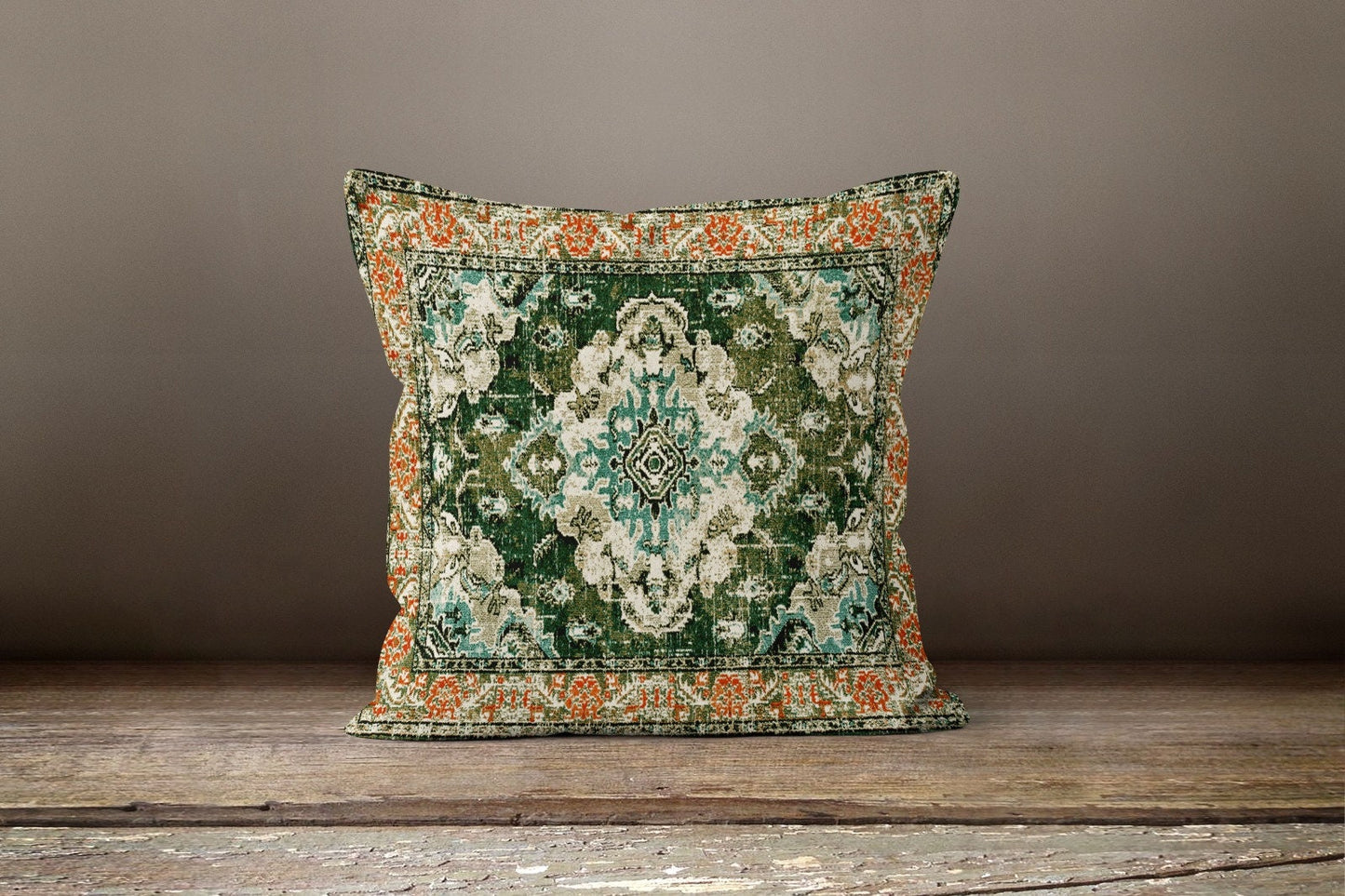 Traditional Anatolian Style Kilim Ethnic Print Cushion Cover