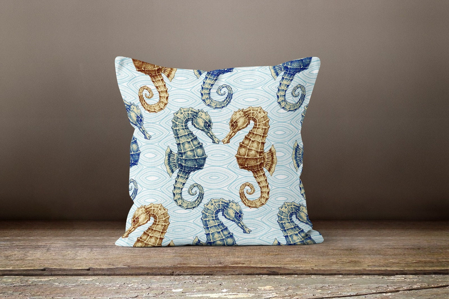 Nautical Sea Creature Coastal Cushion Cover