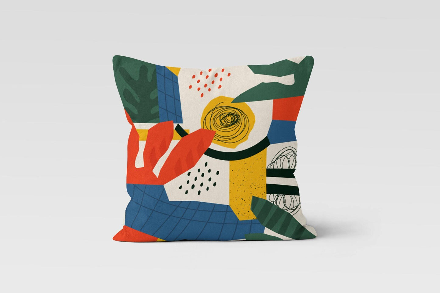 Abstract Geometric Mid Century Modern Cushion Cover