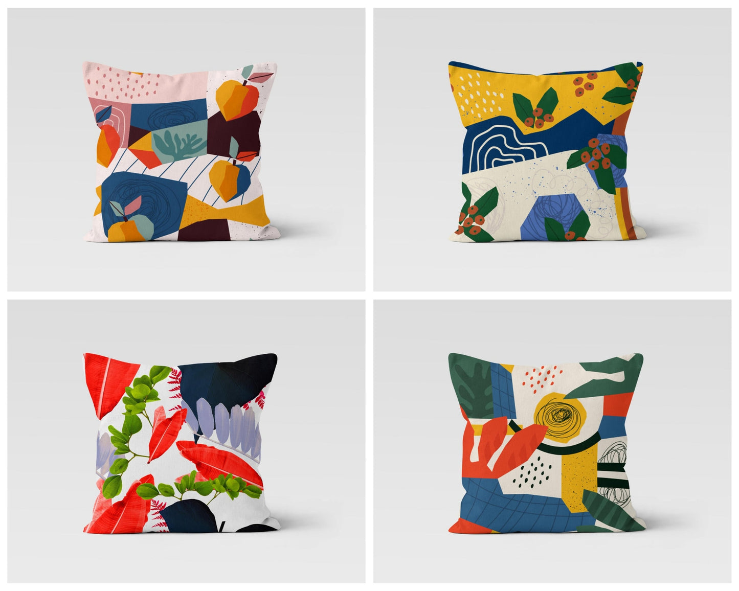 Abstract Geometric Mid Century Modern Cushion Cover