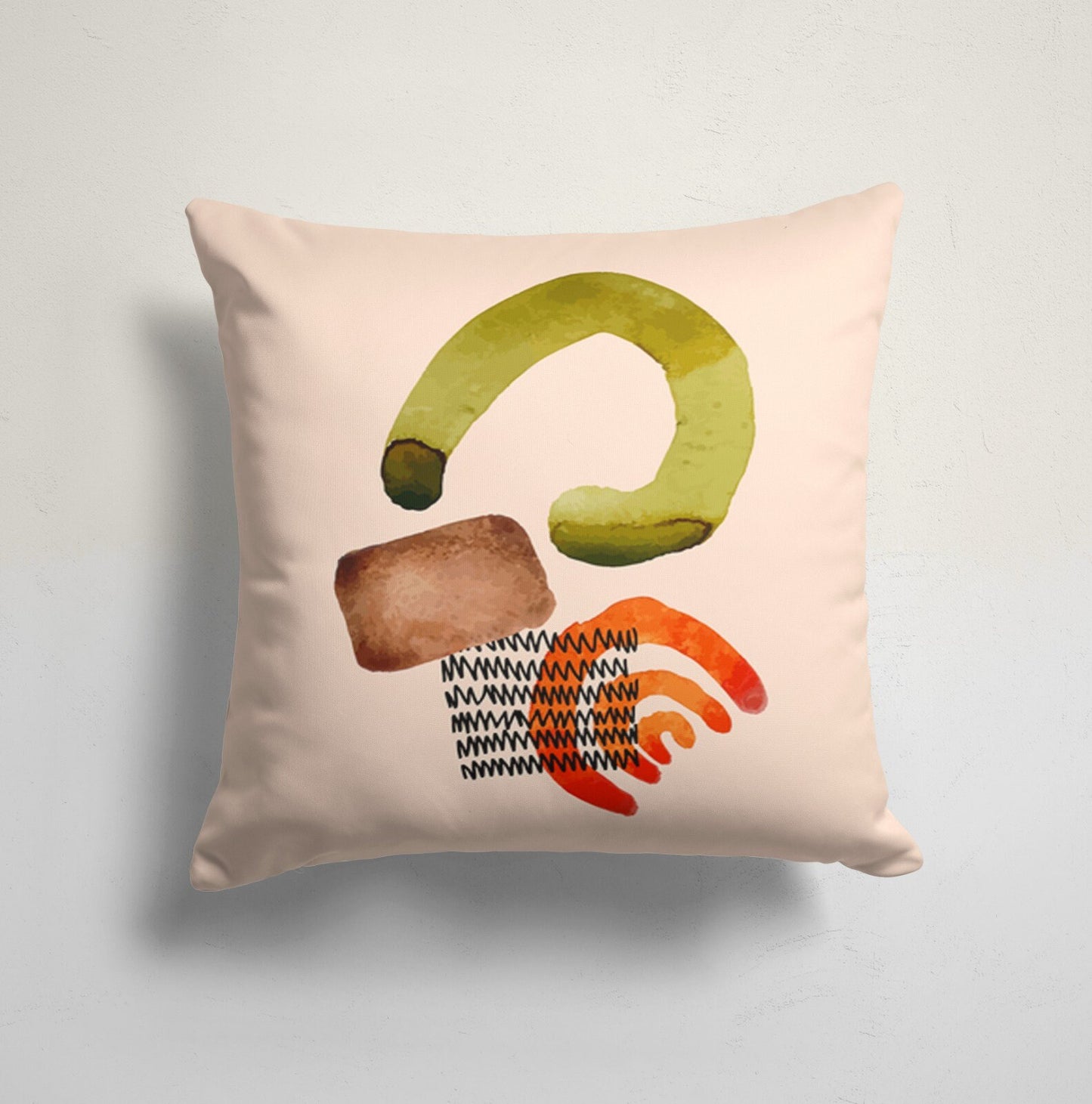 Abstract Mid Century Modern Retro Pillow Covers