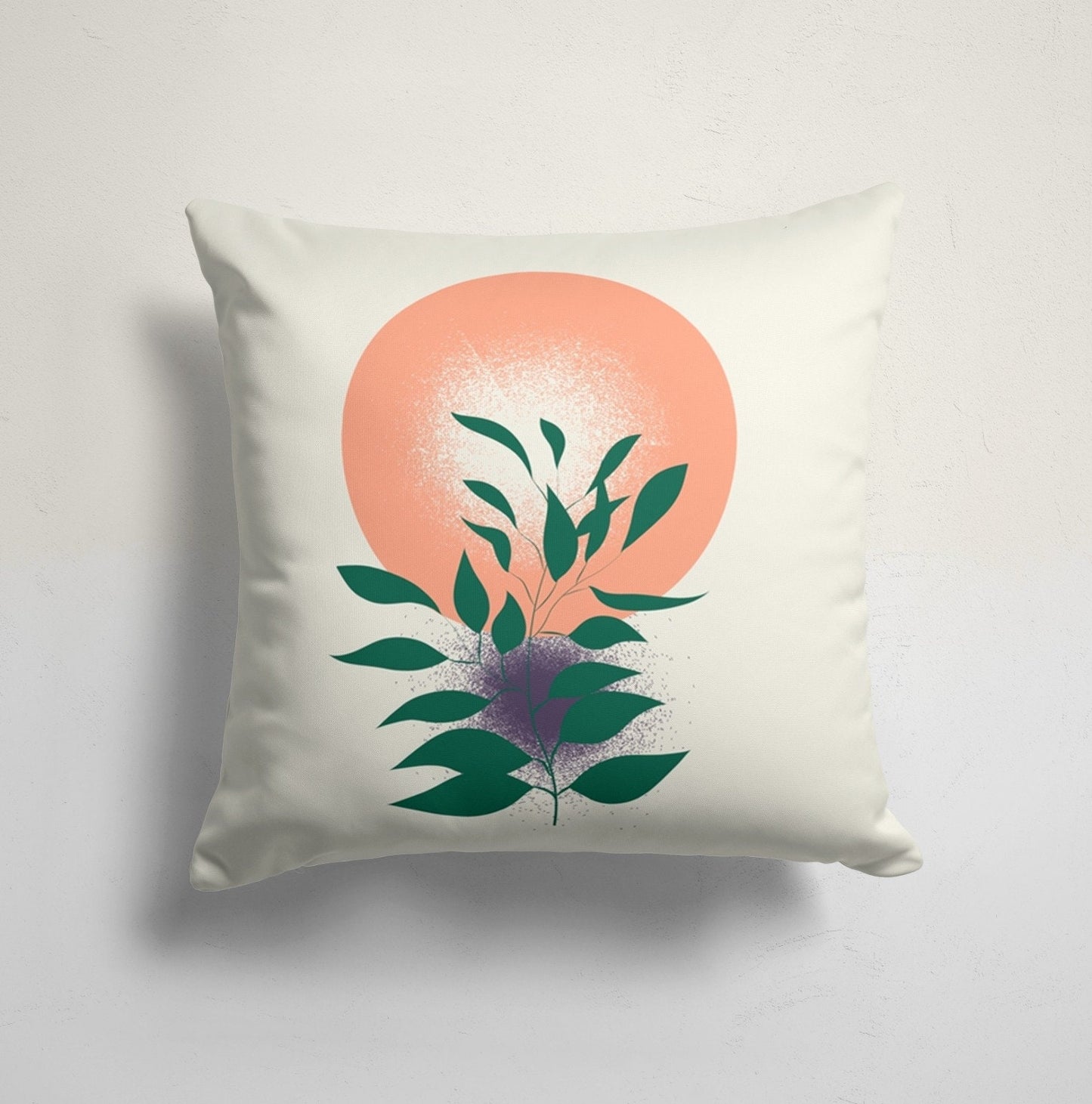 Abstract Flower Cushion Cover