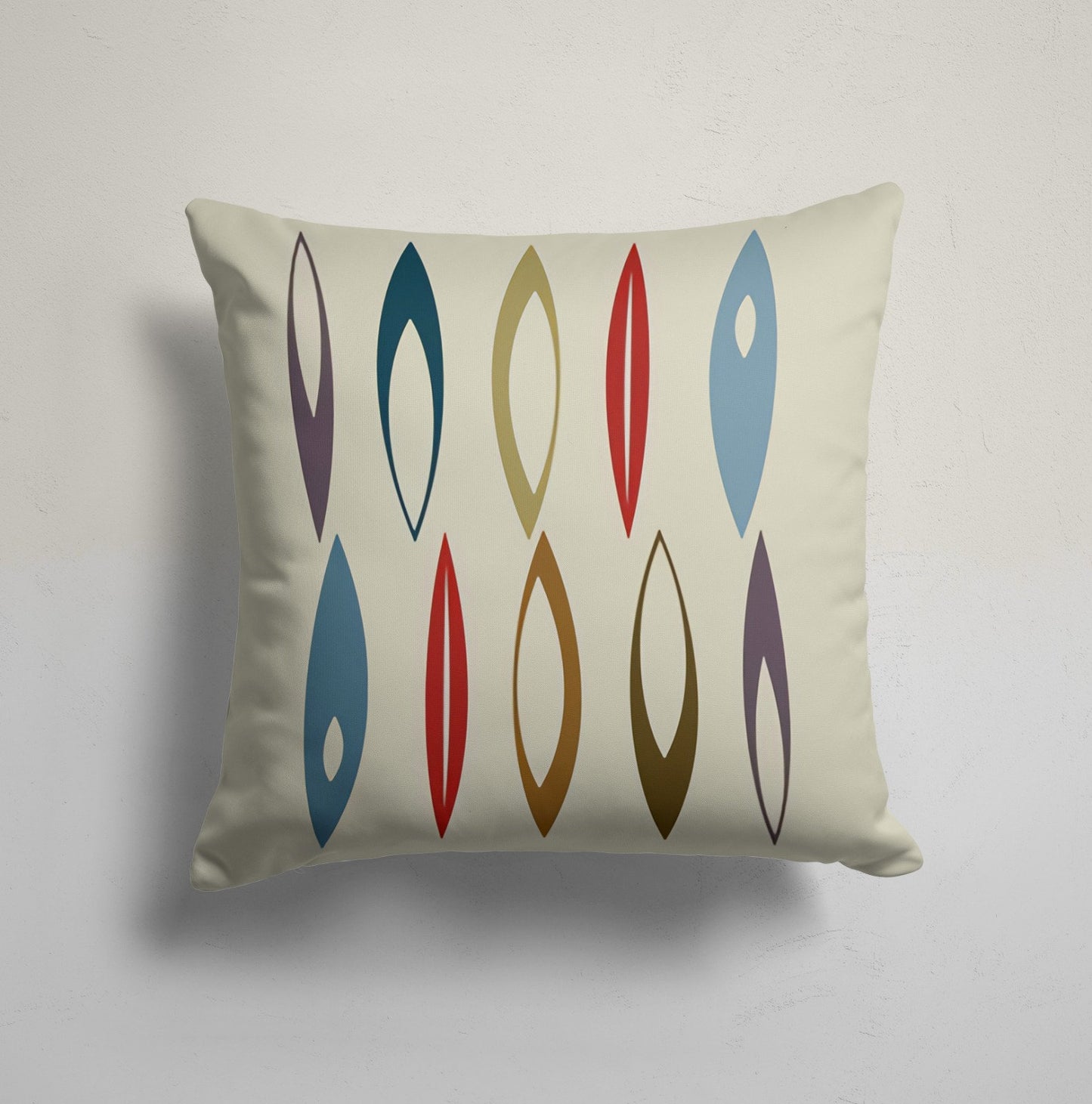Abstract Mid Century Modern Cushion Cover
