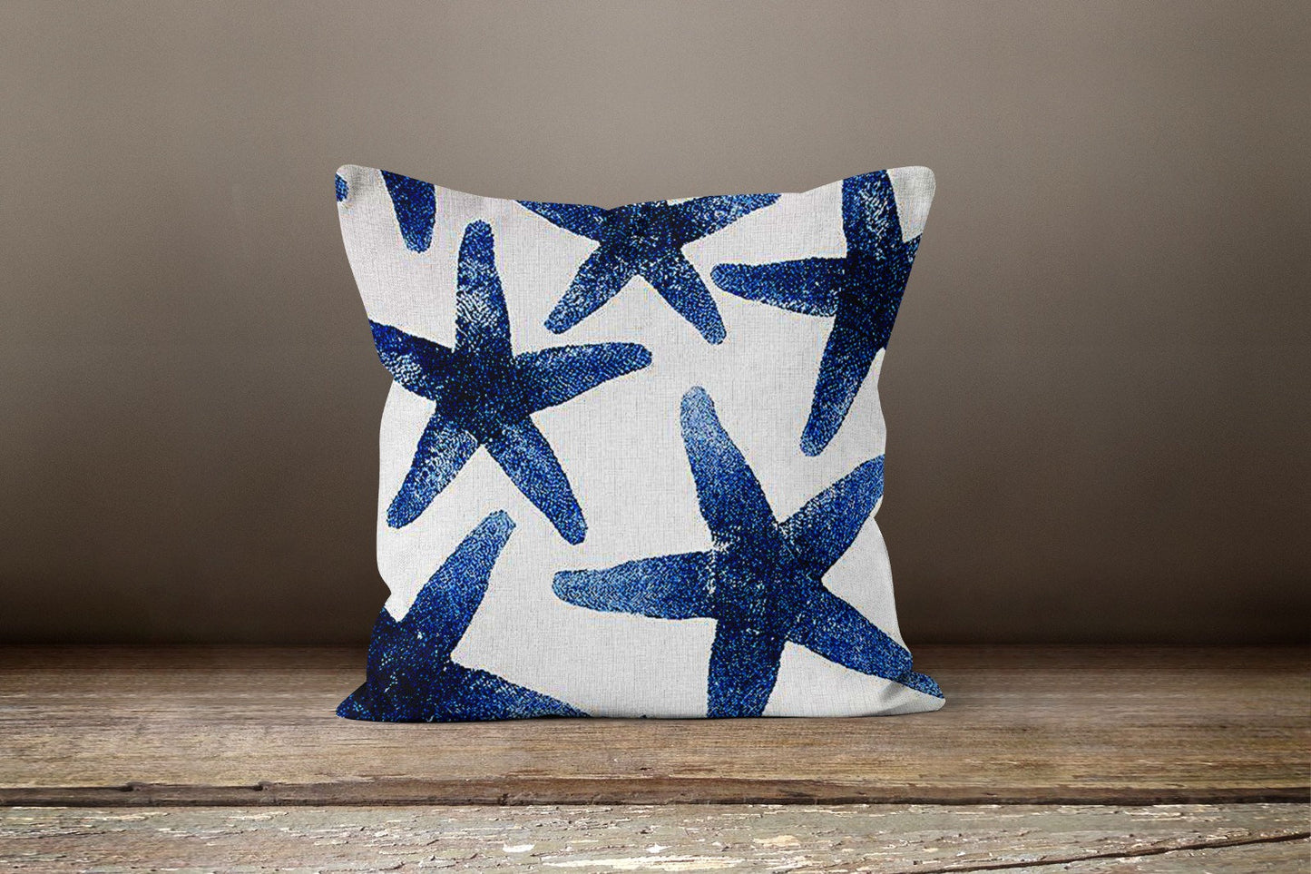 Nautical Seashell Starfish Coral Cushion Cover