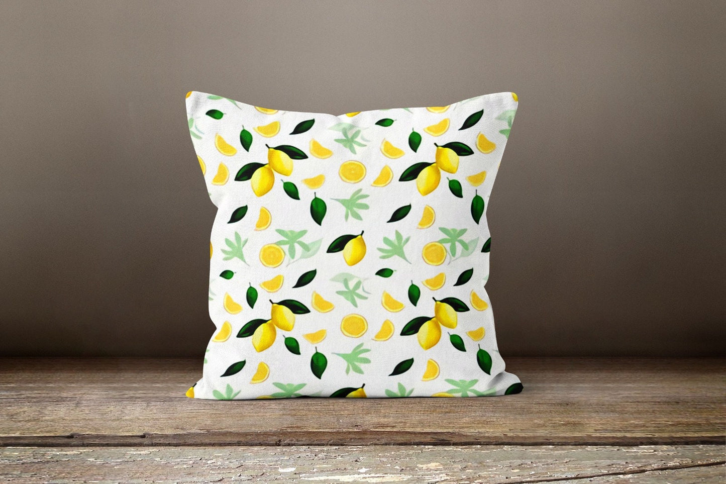 Lemon Citrus Kitchen Fruit Cushion Cover