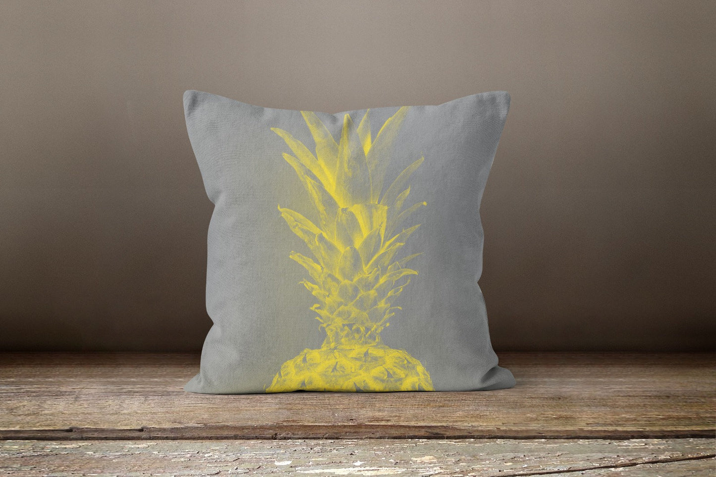 Mustard Grey Geometric Modern Cushion Cover