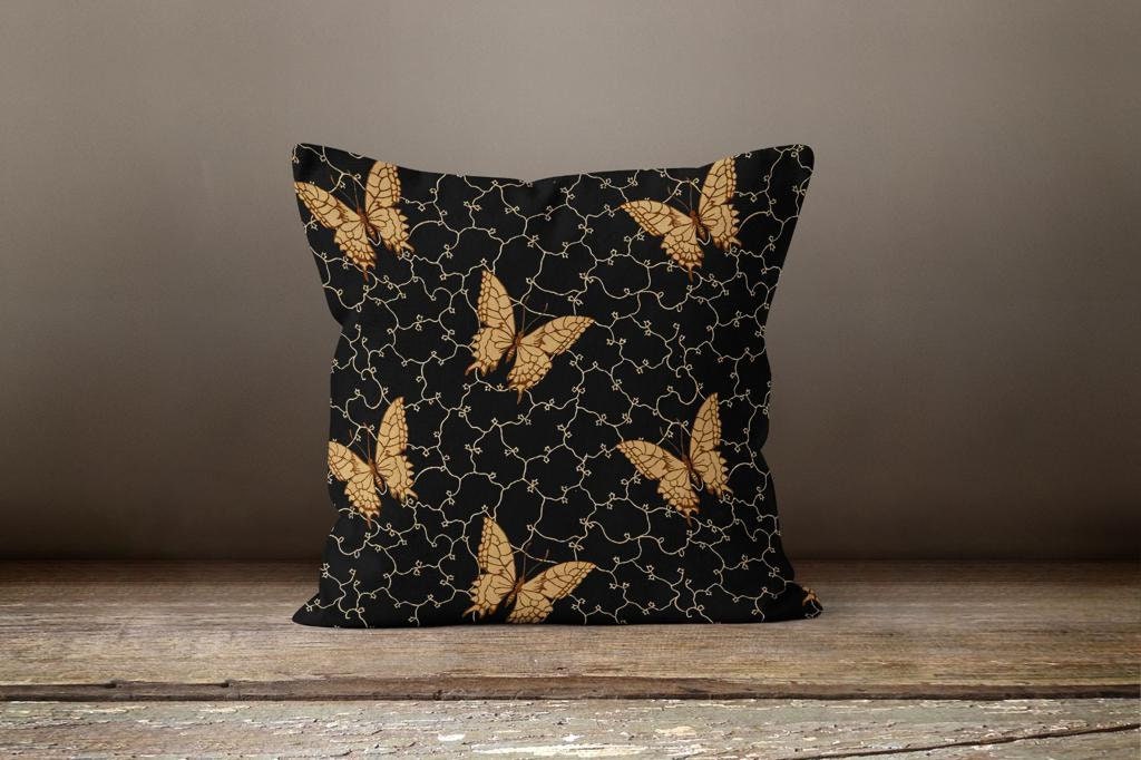 Colourful Butterfly Multicolour Decorative Cushion Cover