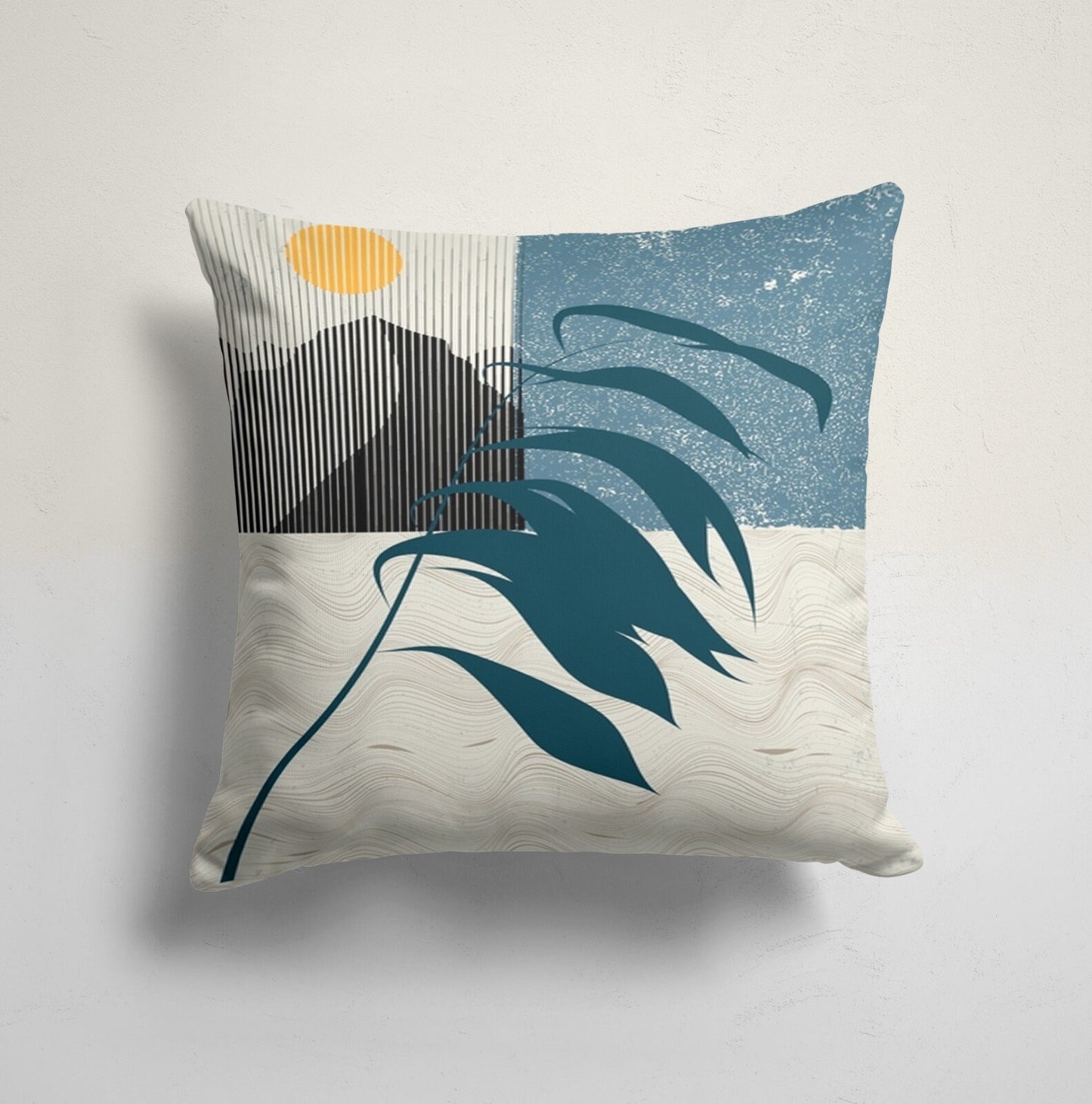 Abstract Landscape View Cushion Cover