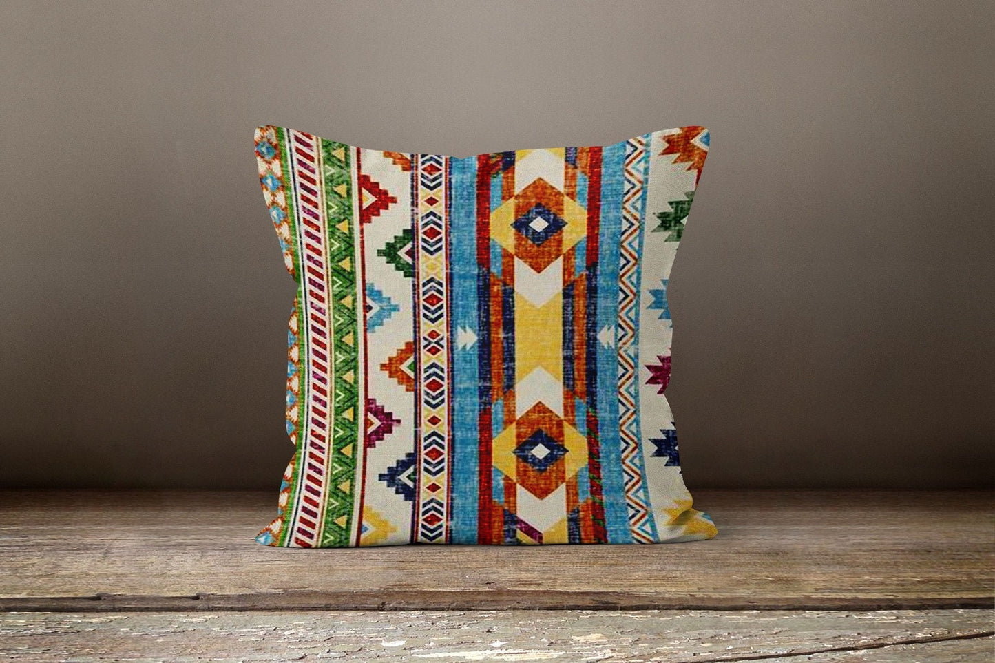 Kilim Pattern Aztec Cushion Cover Traditional Pillow Case