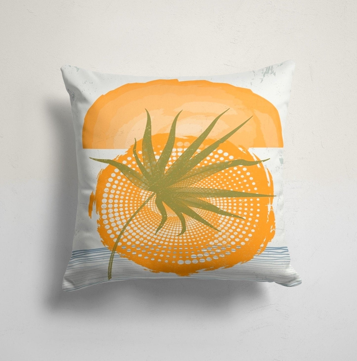 Abstract Flower Cushion Cover