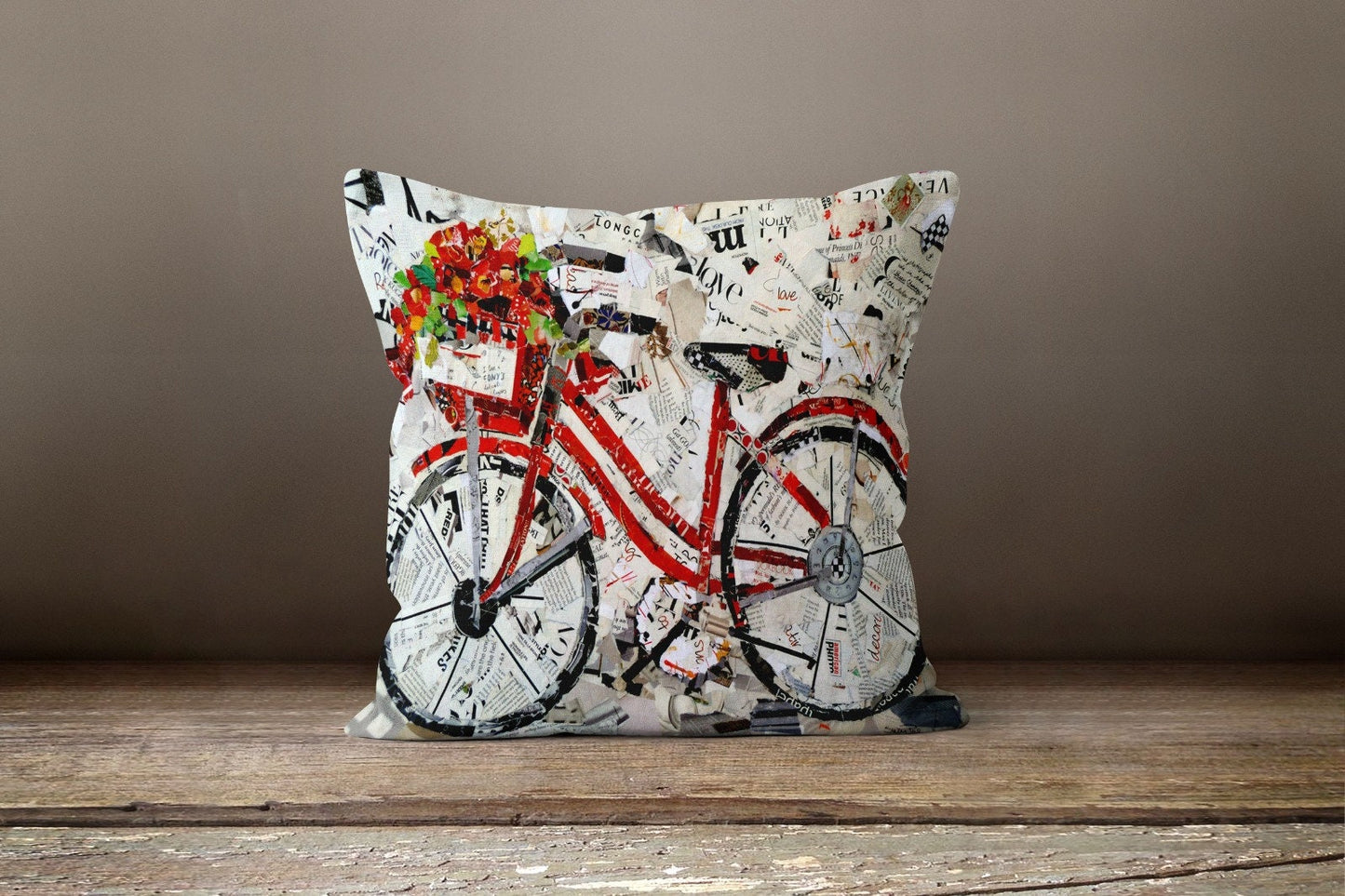 Musical Instrument Pillow Cover Camera Pattern Cushion Case