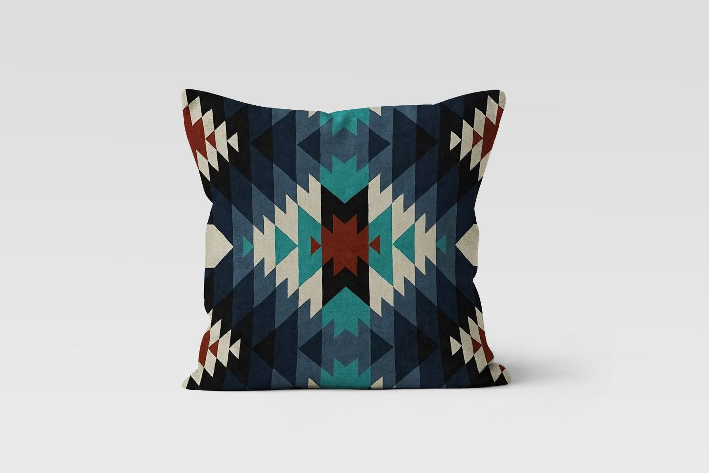 Turkish Kilim Print Southwestern Aztec Cushion Cover