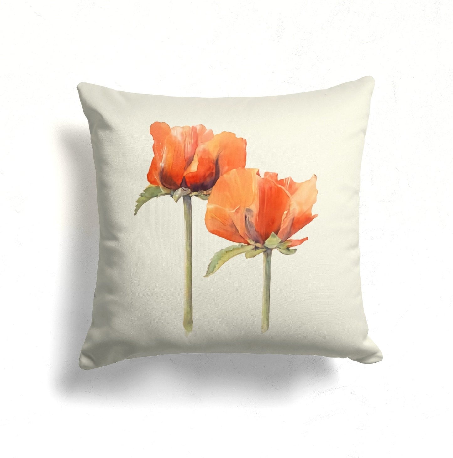 Autumn Tree Leaves Orange Yellow Brown Cushion Cover