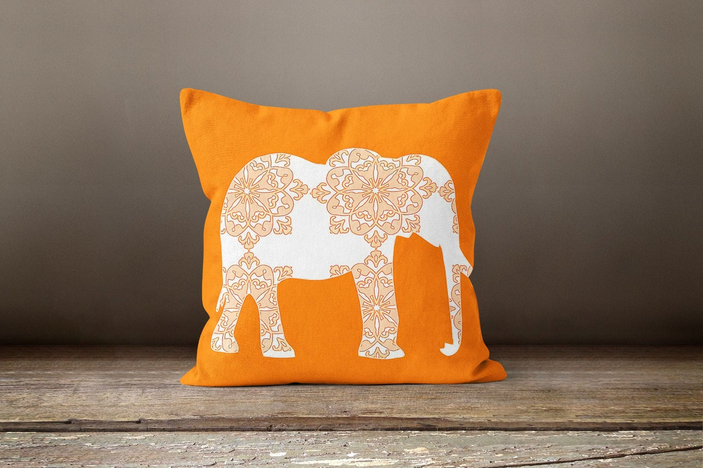 African Sahara Elephant Safari Cushion Cover