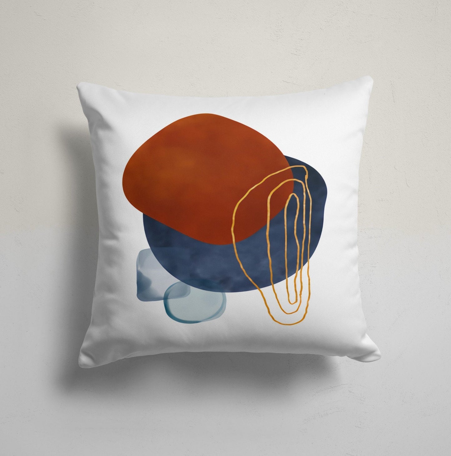 Modern Rustic Abstract Geometric Cushion Cover