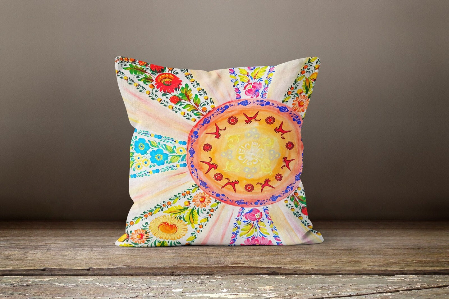 Orange Decorative Cushion Cover Authentic Home Decor