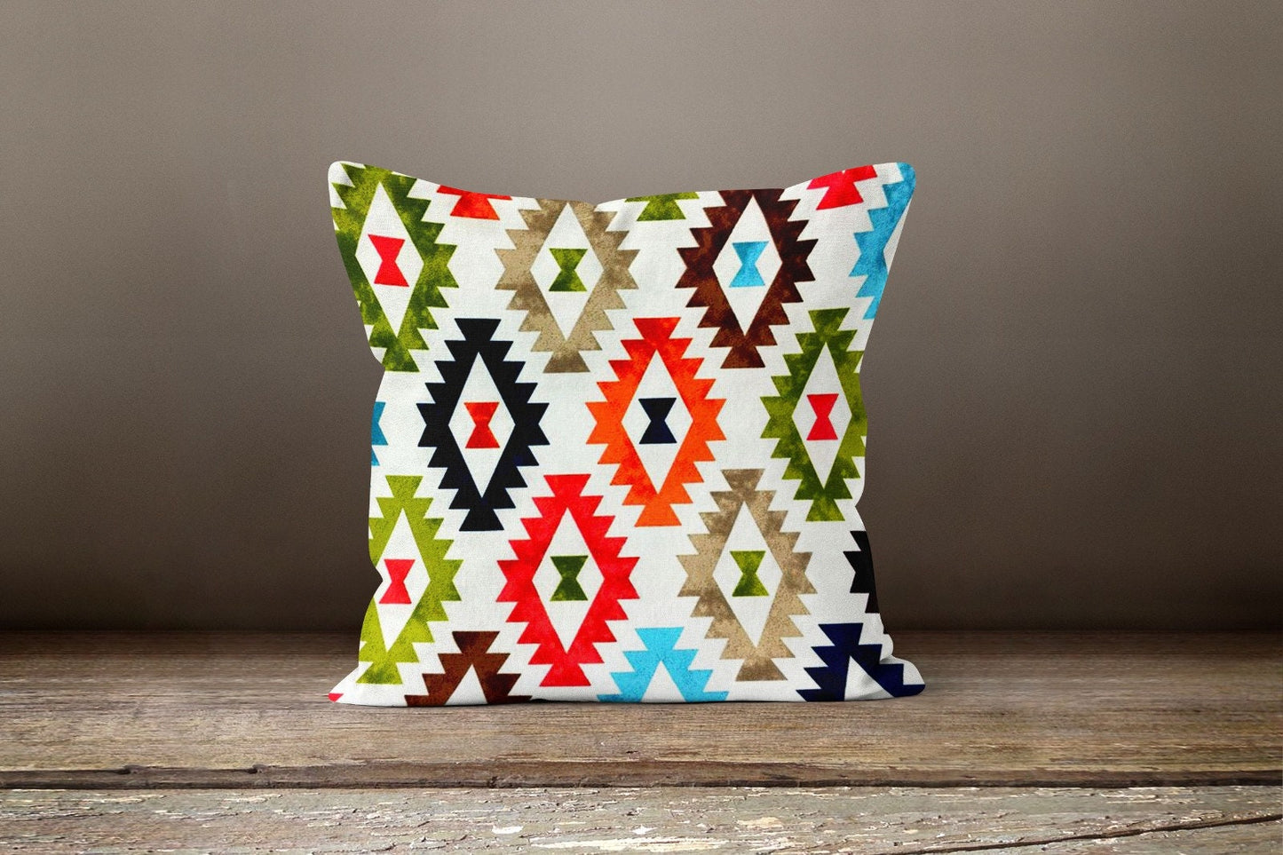 Kilim Pattern Aztec Cushion Cover Traditional Pillow Case