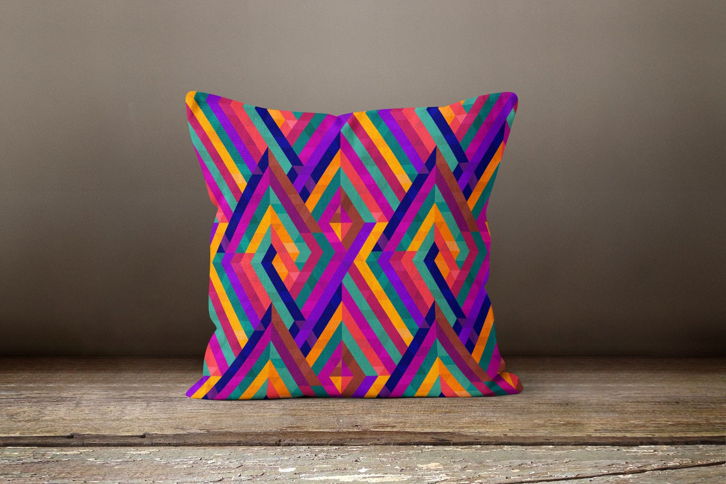Colorful Polka Dot Cushion Cover, Vibrant Abstract Nature Decor